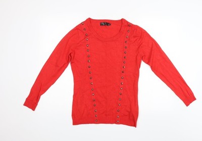 Roter Pullover Pulli Damen UK Größe S BPC Selection