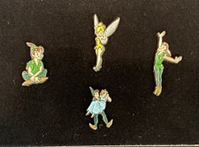 Disney Bertoni PETER PAN Pin Set of 4 Peter P...