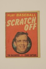 Topps Baseball Scratch Off Tim McCarver