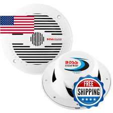 BOSS Audio Systems MR60W 6.5 inch Marine Boat Stereo Speakers - 200 Watts pair