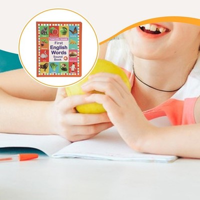 Erste englische Wörter Klangbuch Touch Kinder Spielzeug Wörter Lernen für Jungen Mädchen