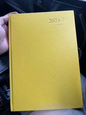 Image of Collins Essential A4 Academic Year 2024-25 Week to View Diary - Yellow - Mid Yea