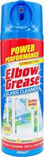 Elbow Grease Glass Cleaner Aerosol Super Shine Foaming Action Cleans Windows-UK