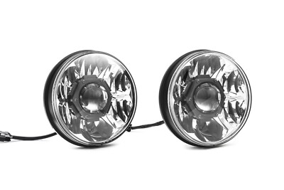 KC Hilites Gravity LED Pro 7'' Headlight Pair Pack System for 07-18 Wrangler JK 