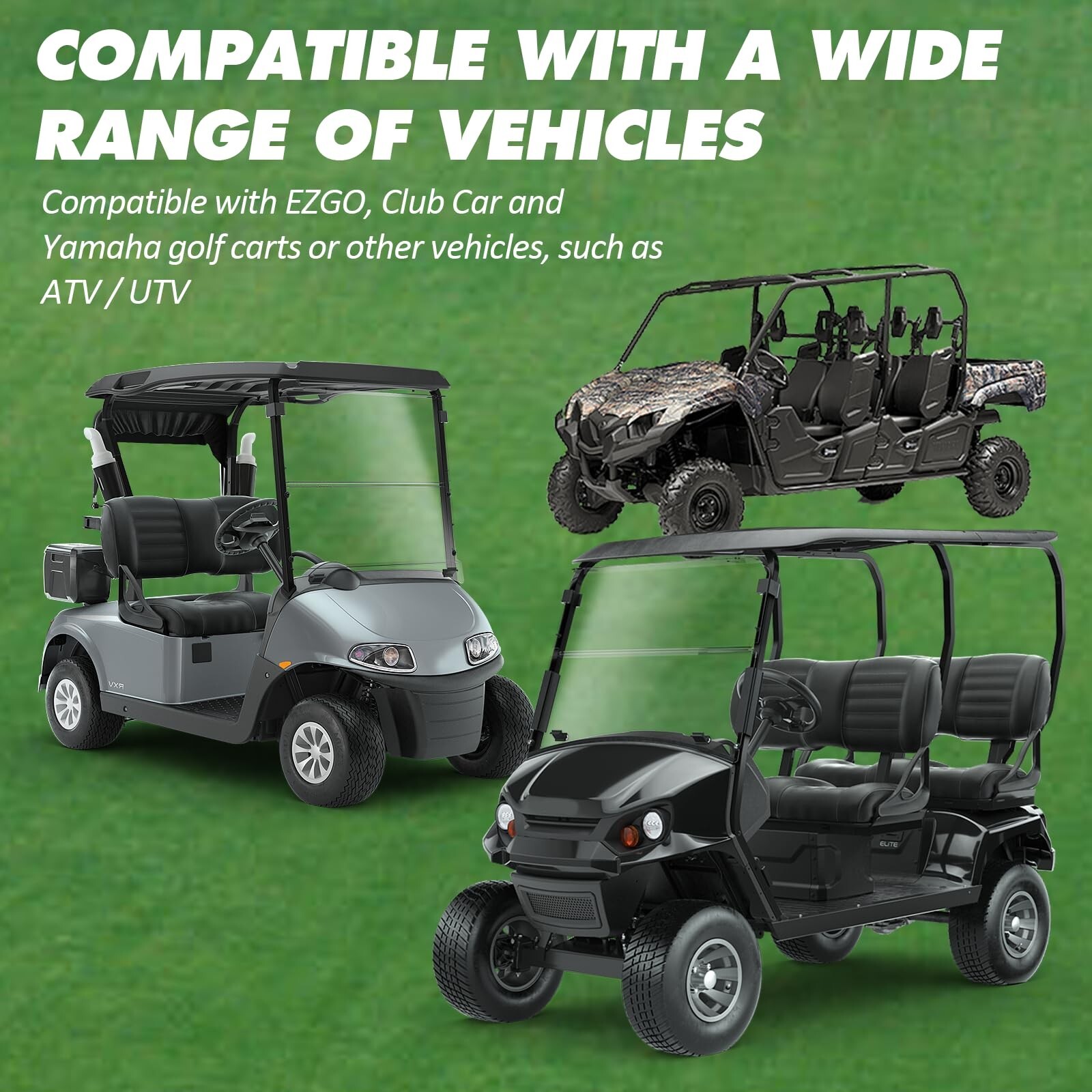 (2 Pack, 16.4 oz, Black & Green) Golf Cart Cup Holder Insert Portable Propane...