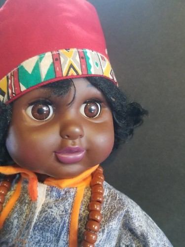 Vintage 1991 REMCO 15" Afro-American America's Kids Doll African american  - Picture 2 of 5