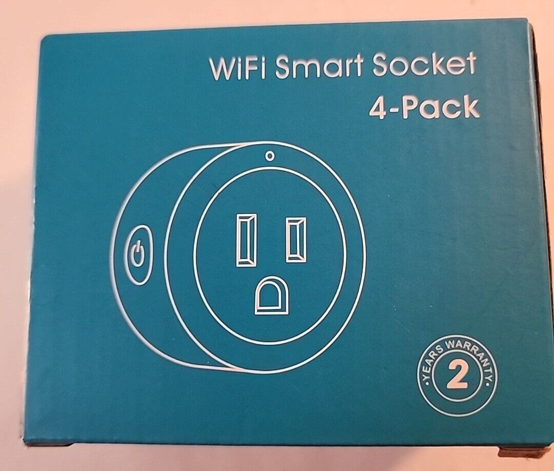 Smart Plug Esicco Amazon - Alexa, Echo & Google Home – Only Wifi  (4- Pack) NIP-image