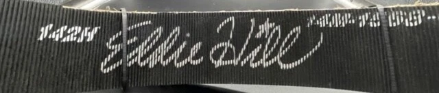 RARO VRHTF NHRA FIRMADO POR "EDDIE HILL" "CINTURÓN SOPLADOR USADO TOP FUEL DRAGSTER RACE" Foto 2 de 2