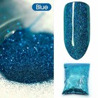 50g Fine Glitter Dust Powder Holographic Metallic Body Jewelry Craftwork - Blue