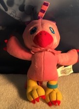 Vintage Digimon Biyomon Plush Soft Toy. 1999. Play By Play. 8ins. VGC.