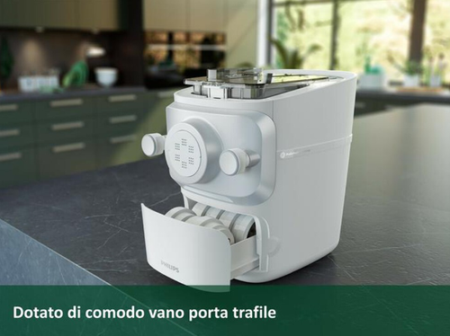MACCHINA PER LA PASTA FRESCA PHILIPS 7000 SERIES HR2660/00 PASTA MAKER 6 TRAFILE - Afbeelding 5 van 10