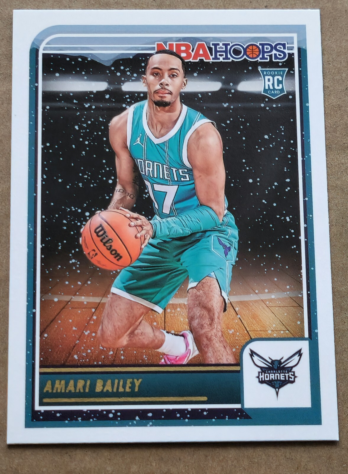 2023-24 Hoops Winter #267 Amari Bailey Charlotte Hornets RC Rookie