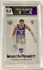 2020-21 Court Kings Tyrese Haliburton Works In Progress /49 RC Violet Parallel