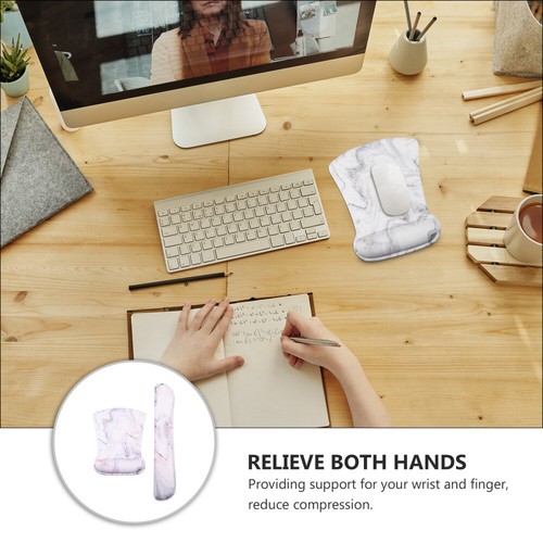 Keyboard Cushion Marble Keyboard Pad Computer Typing Pad Laptop Wrist Rest Pad - Afbeelding 5 van 12