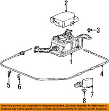 Honda Oem 99-03 Cltl Electrical Cruise Control System-actuator 36511p8ea01