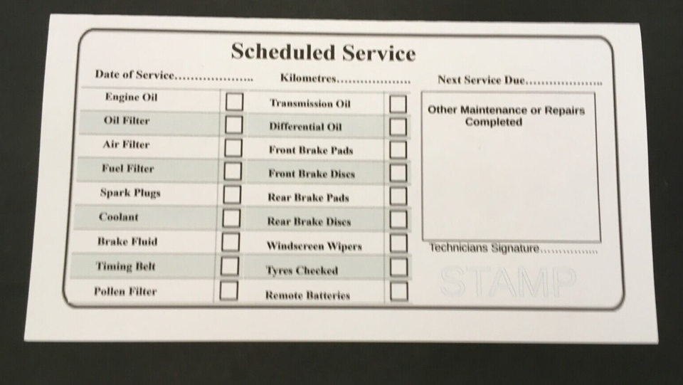 CAR SERVICE LOG BOOK MAINTENANCE RECORD C3 EBay car-service-log-book-maintenance-record-c3-ebay