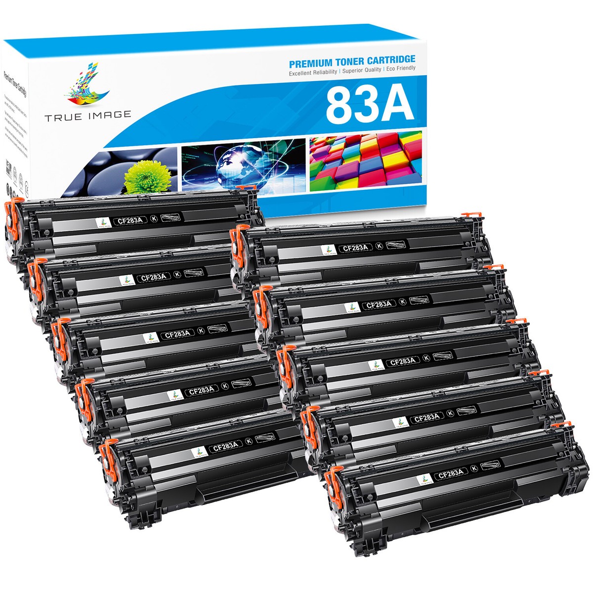 LOSMANN 1 x Black Toner Compatible with HP CF283A 83A