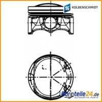 Kolben Kolbenschmidt 41509600 FüR Audi A5 Sportback A3 A4 A5