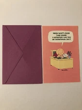 Vintage American Greetings Ziggy Especially for you! Card Secretary Admin Day