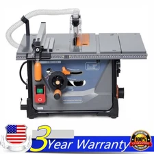 15 Amp 8.5 Inch Portable Jobsite Table Saw for Metel  5000RPM 98% Vacuuming Rate