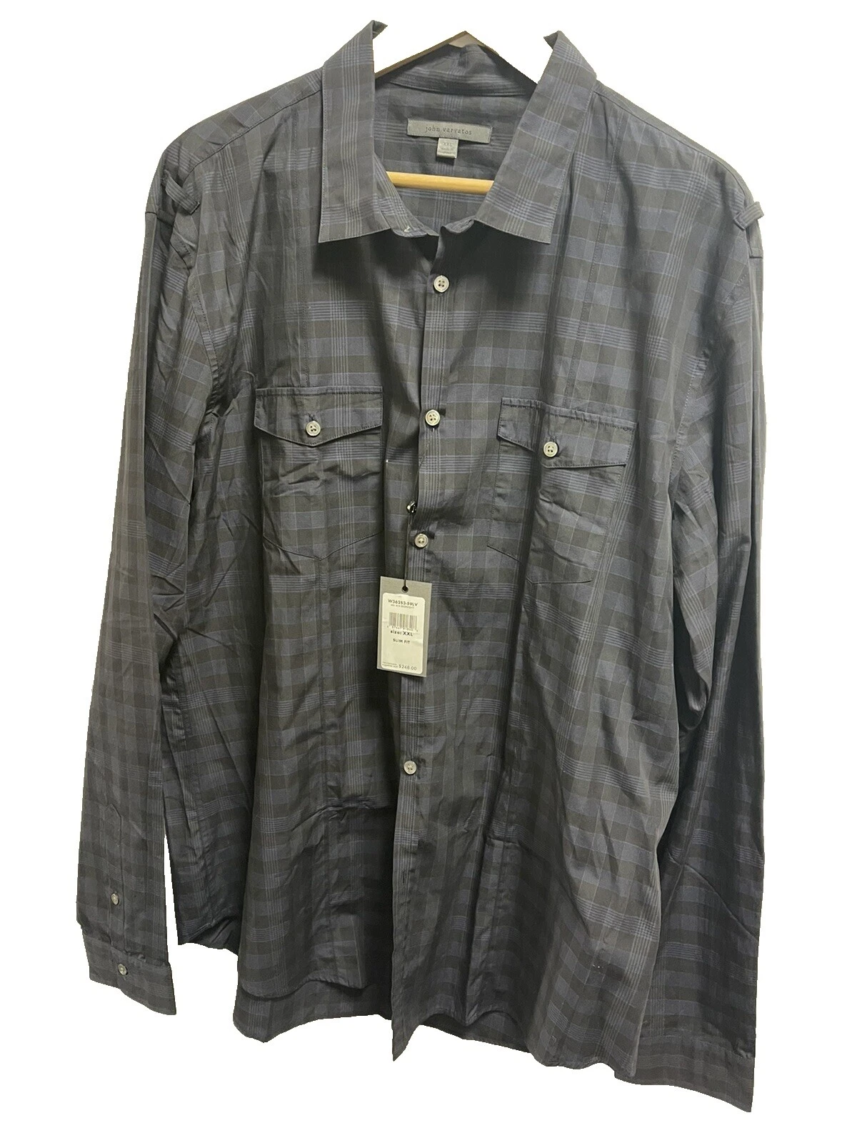 John Varvatos 男式 2XL 码衬衫