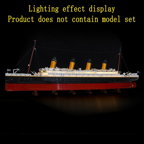 Juego de luces LED para LEGOs Titanic Creator 10294 (Kit de iluminación) - Imagen 4 de 7