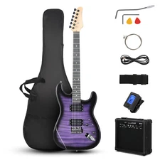Ktaxon 39in KST Electric Guitar HSH Pickups School Band With 20W Amp