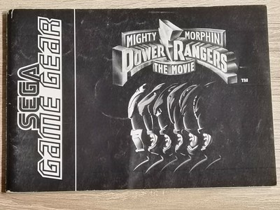 Notice Sega Game Gear – Manuel D’instructions Seul – Console Portable