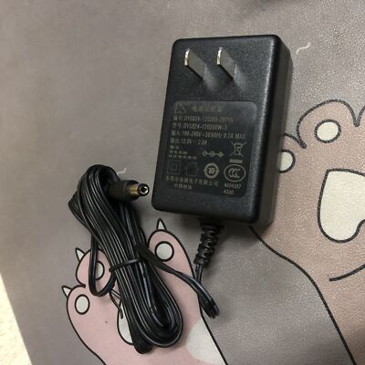 AC Adapter DYS824-120200W-5 12V 2A Power Supply US DYS824-120200-20715