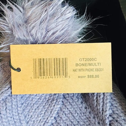 Steve Madden Gift Box Set 2 Piece Lilac Beanie & Crossbody Purse Pom Pom New - Picture 5 of 13