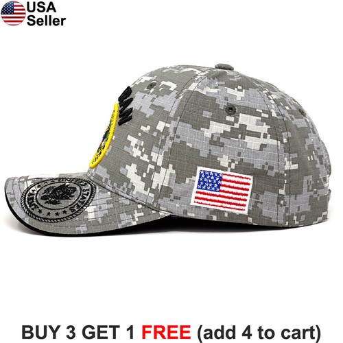 Gorra con logotipo del ejército de los Estados Unidos sombrero de los Estados Unidos militar fuerte patriota fuerzas armadas de los Estados Unidos - Imagen 15 de 16