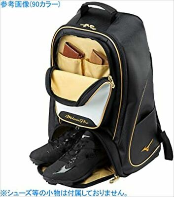 Mizuno Pro Baseball MP Backpack 40L Synthetic Leather Navy Black