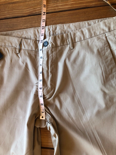 Massimo Dutti Mens KHAKI Trousers Pants Slacks US 34 EU 44 0011/001/710 NWT - Picture 6 of 13