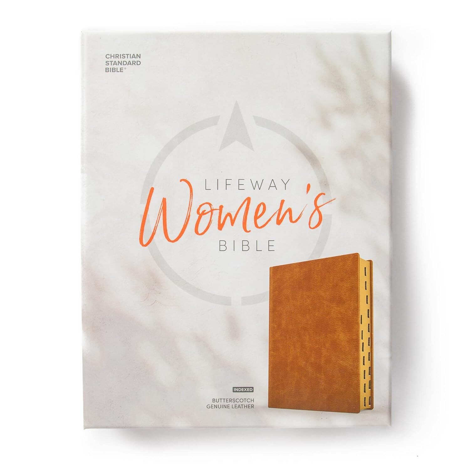 CSB Lifeway Womens Bible in Butterscotch Genuine Leather 2022 Edition