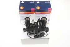 WALIMEX Portalampada a 2 posizioni con lampade LED Osram