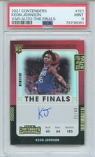 2021-22 Panini Contenders Keon Johnson Variation The Finals Auto /49 PSA 9