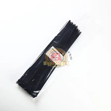 100 PCS 15" inch ZIP Ties Nylon 40 lbs  Strap Cable Wire Tires - Black Free Ship