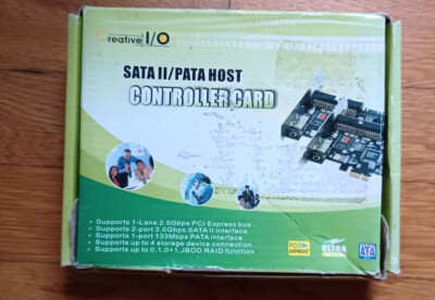 New SATA II/PATA HOLST Controller Card Creative I/O ISO-9001 PCI Express 