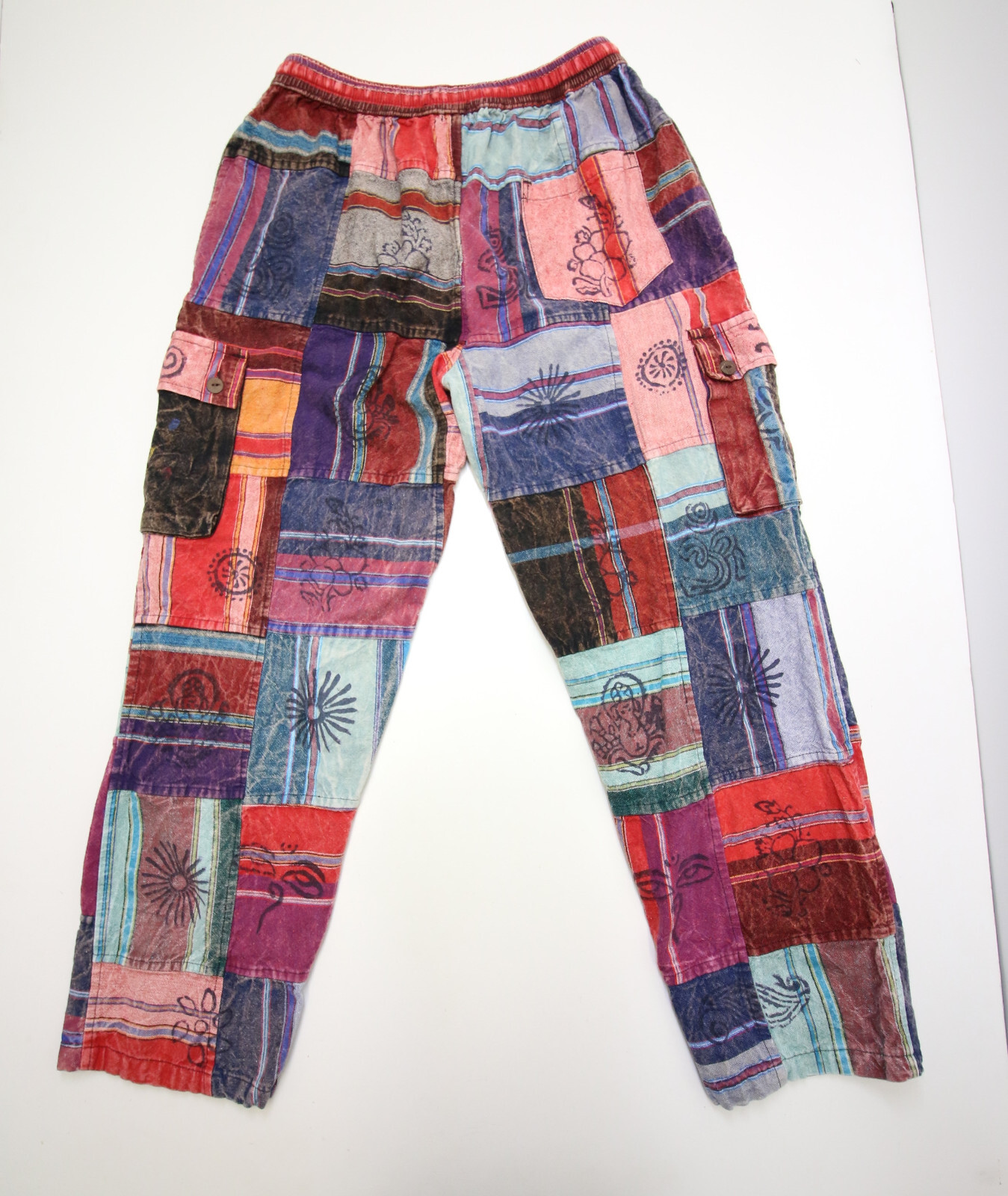 Rising International Patchwork Cargo Pants Womens… - image 9