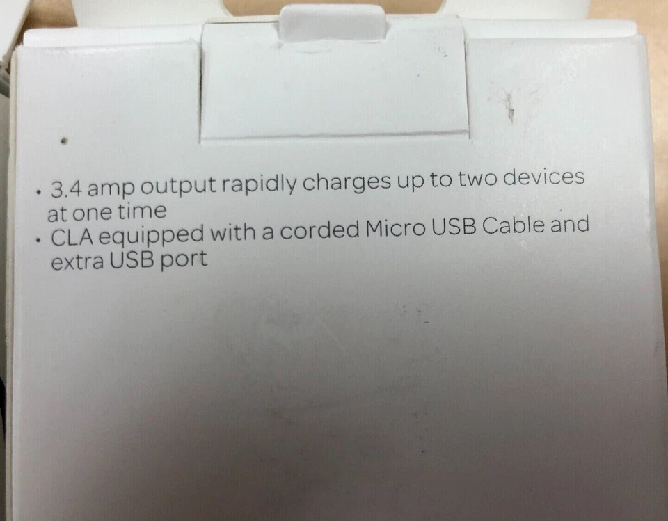AT&T Car Charger USB Micro with Extra Port Black - Image 3 of 4