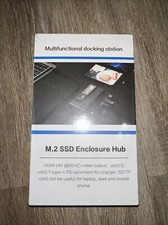 MULTIFUNCTION DOCKING STATION M.2 SSD ENCLOSURE HUB