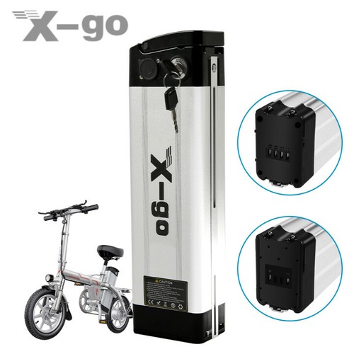 XGO 24V 36V 48V 10Ah 13Ah Silverfish Lithium EBike Batteria Bicicletta  Elettrica | eBay