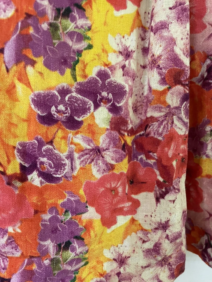 Hecho a mano Niñas Vestido de Pascua Crochet Corpiño Floral Falda Pecho 22 Talla 3 4 5? Foto 4 de 4