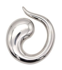 Tiffany  Co 1981 Elsa Peretti Abstract Pendant Buckle in.925 Sterling Silver