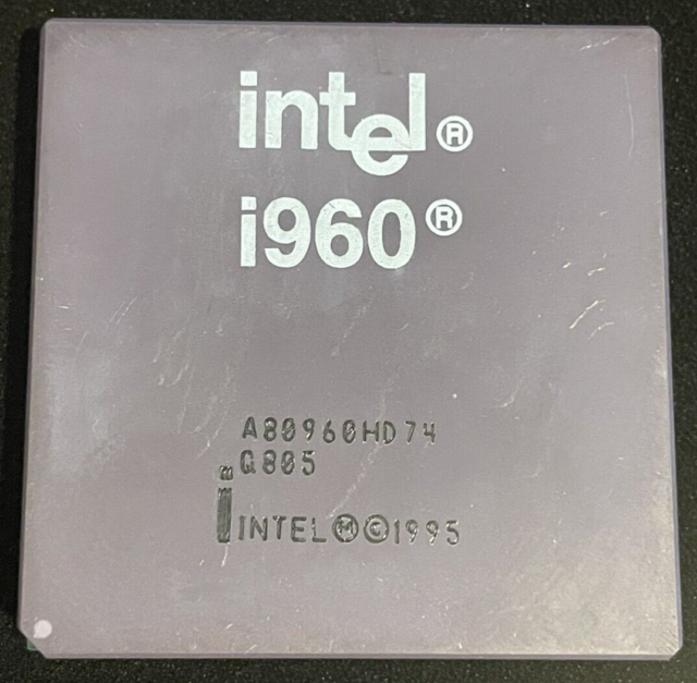 Intel i960 A80960HD74 Q805 Qualifier ES - Very Rare! - STRAIGHT PINS