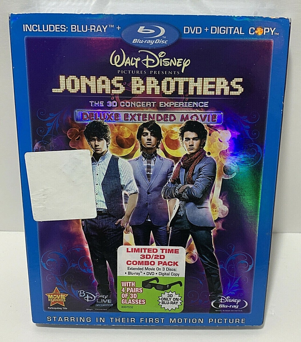Jonas Brothers The Concert Experience Blu-ray Disc 2009 3 Disc Set