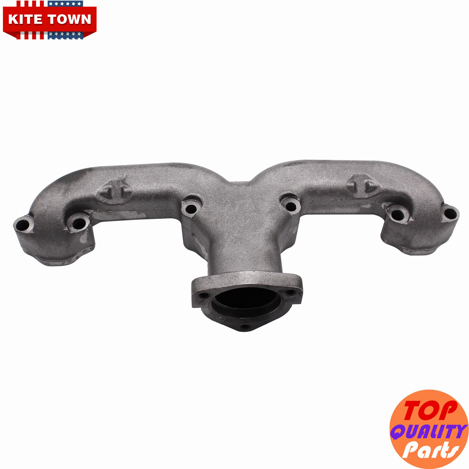 Horn Exhaust Manifolds Pair Set For Small Block Chevy SBC 283 305 327