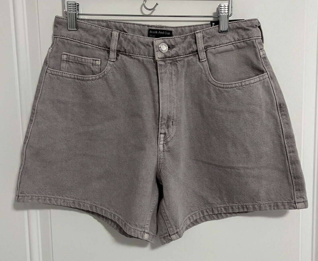 Frank Oak Women's The Courtney Loose Fit Denim Shorts Size 26