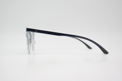 Adidas AOM002 Blue White Oval Sunglasses New - Picture 2 of 6