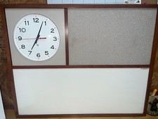 Peter Pepper  30" x24" Information Board w/Sweep Clock-Retail Price-New $818.00
